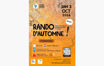 Samedi 3 octobre 2026 - Rando d'automne de la FDFRY à Montfort l'Amaury